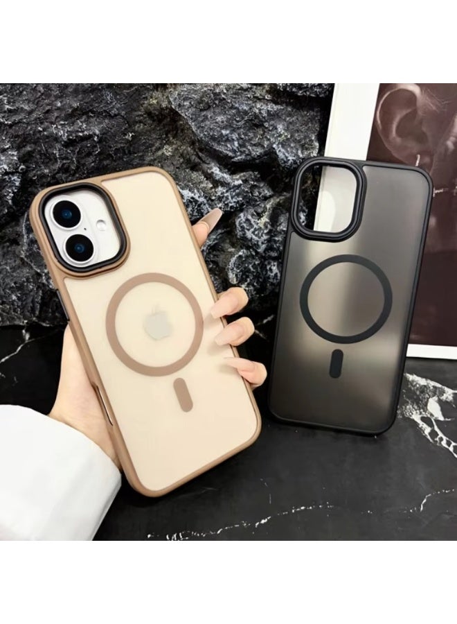 Magnetic Case for iPhone 17 6.3-Inch Compatible with MagSafe, Camera Lens Full Protection, Translucent Matte Back Slim Minimalist Shockproof Phone Cover - Image 4